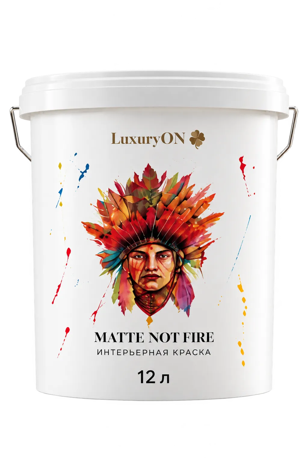 Краска LuxuryON Matte Not Fire, банка 12 л